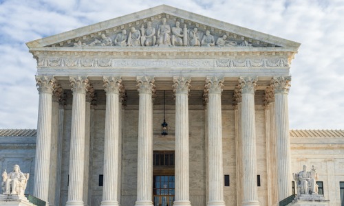 "exterior of supreme court of the united states"