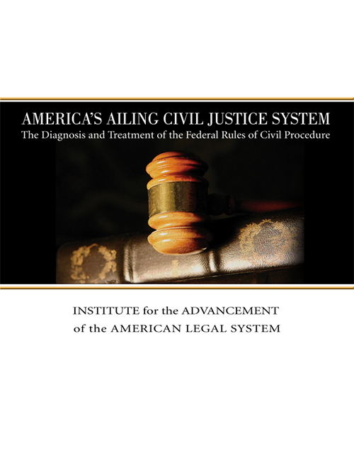 America’s Ailing Civil Justice System