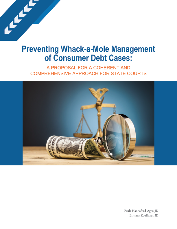 Preventing Whack-a-Mole Management of Consumer Debt Cases
