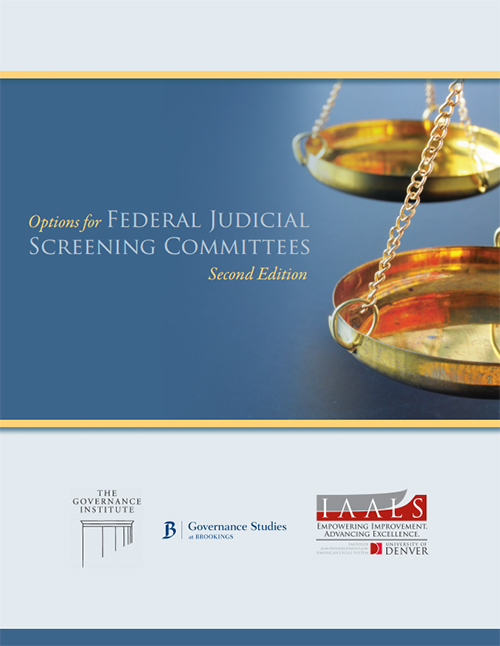Options for Federal Judicial Screening Committees, Second Edition