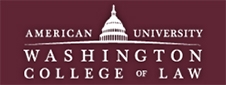 The logo of American University Washington College of Law