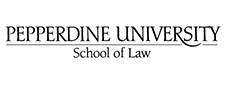 The logo of Pepperdine University School of Law