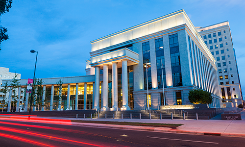 "Colorado Supreme Court in the evening"