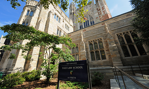 "exterior of Yale Law School"