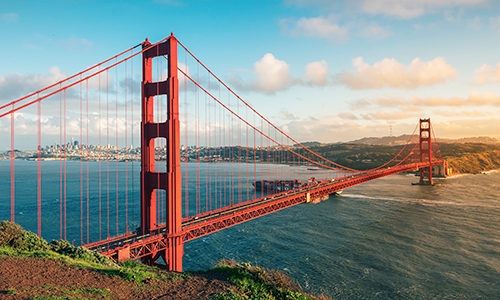 "Golden Gate Bridge in San Francisco"