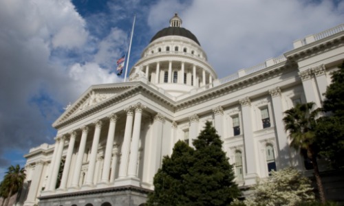 "overview of California state capitol building"