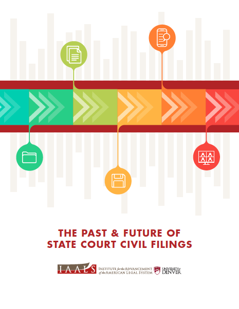 timeline of court events on cover of publication