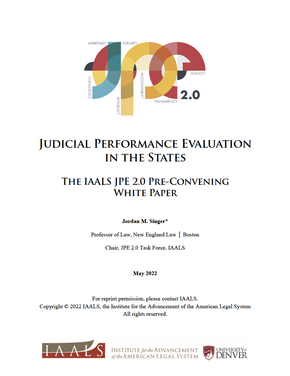 cover of the report with title and authorship information and graphic of JPE 2.0