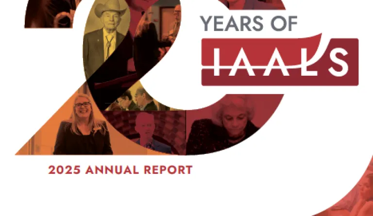 IAALS 2025 Annual Report cover