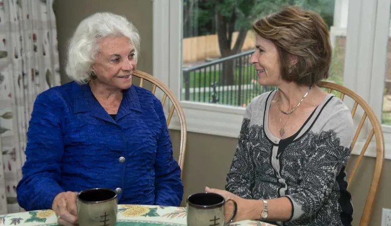 Justice O'Connor and Rebecca Love Kourlis