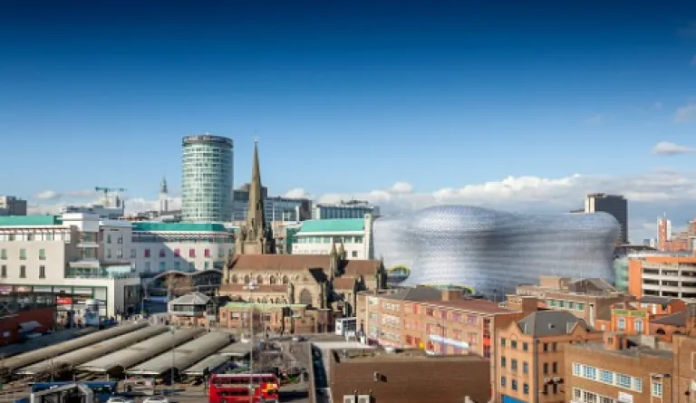 Birmingham, U.K. city center