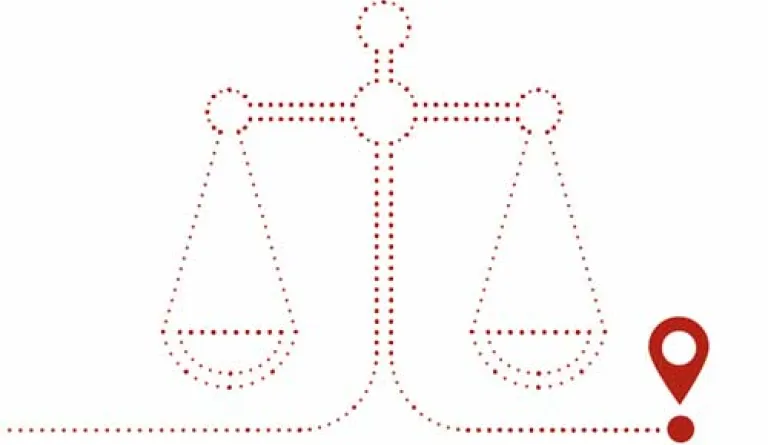 path in the shape of scales