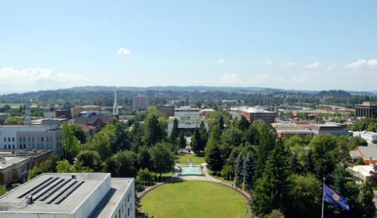 cityscape of Salem, Oregon