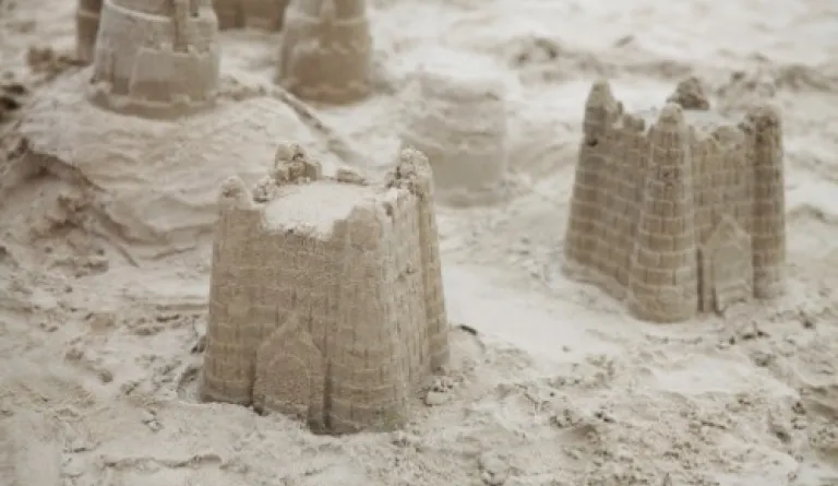sandcastles in sandbox