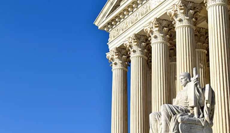 guardian statue in front of U.S. Supreme Court building