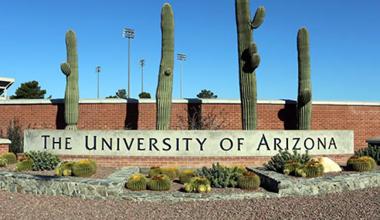 University of Arizona sign