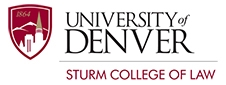 The logo of University of Denver Sturm College of Law