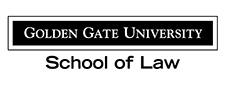 The logo of Golden Gate University School of Law