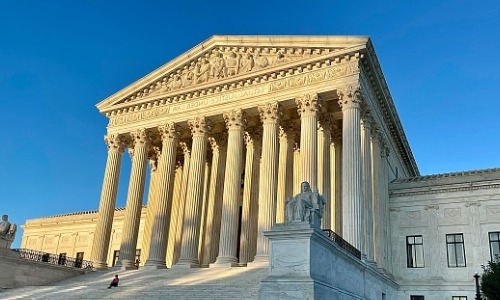 exterior of U.S. Supreme Court building