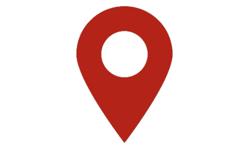 single red location symbol
