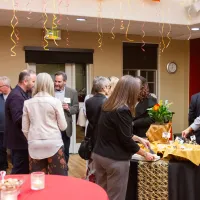 People mingling at IAALS 20th Birthday Party