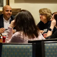 A group collaborating at IAALS’ Family Law Evolved: A Non-Adversarial Model for Modern Families convening