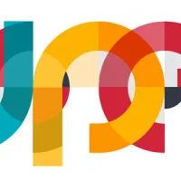 interlocking letters J, P, and E