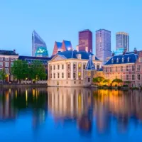 The Hague at twilight