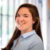 headshot of woman with long hair