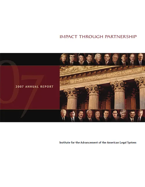 2007 Annual Report cover