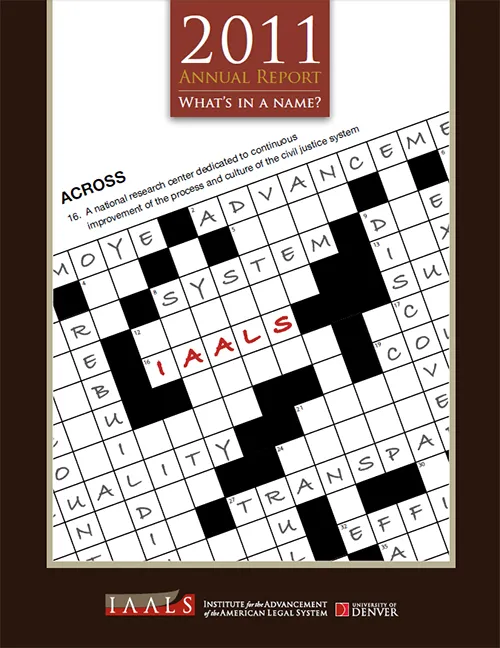 2011 Annual Report cover