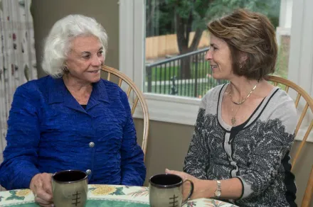 Justice O'Connor and Rebecca Love Kourlis