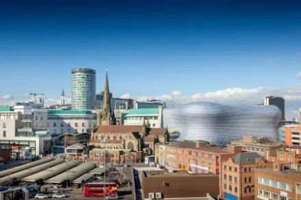 Birmingham, U.K. city center