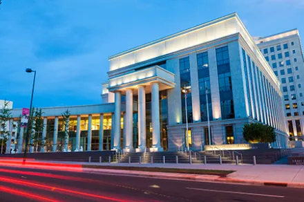 Colorado Supreme Court in the evening