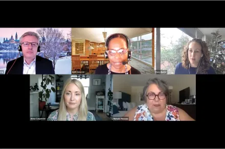 screenshot of Redesigning Legal panel