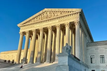 exterior of U.S. Supreme Court building