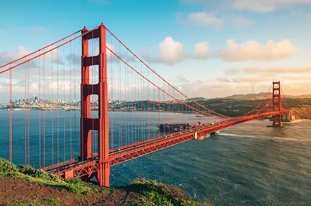 Golden Gate Bridge in San Francisco