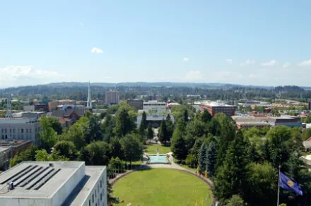 cityscape of Salem, Oregon