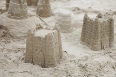 sandcastles in sandbox