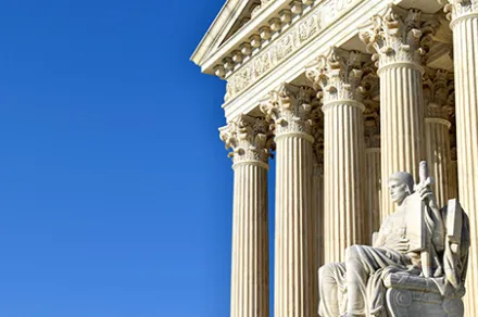 guardian statue in front of U.S. Supreme Court building